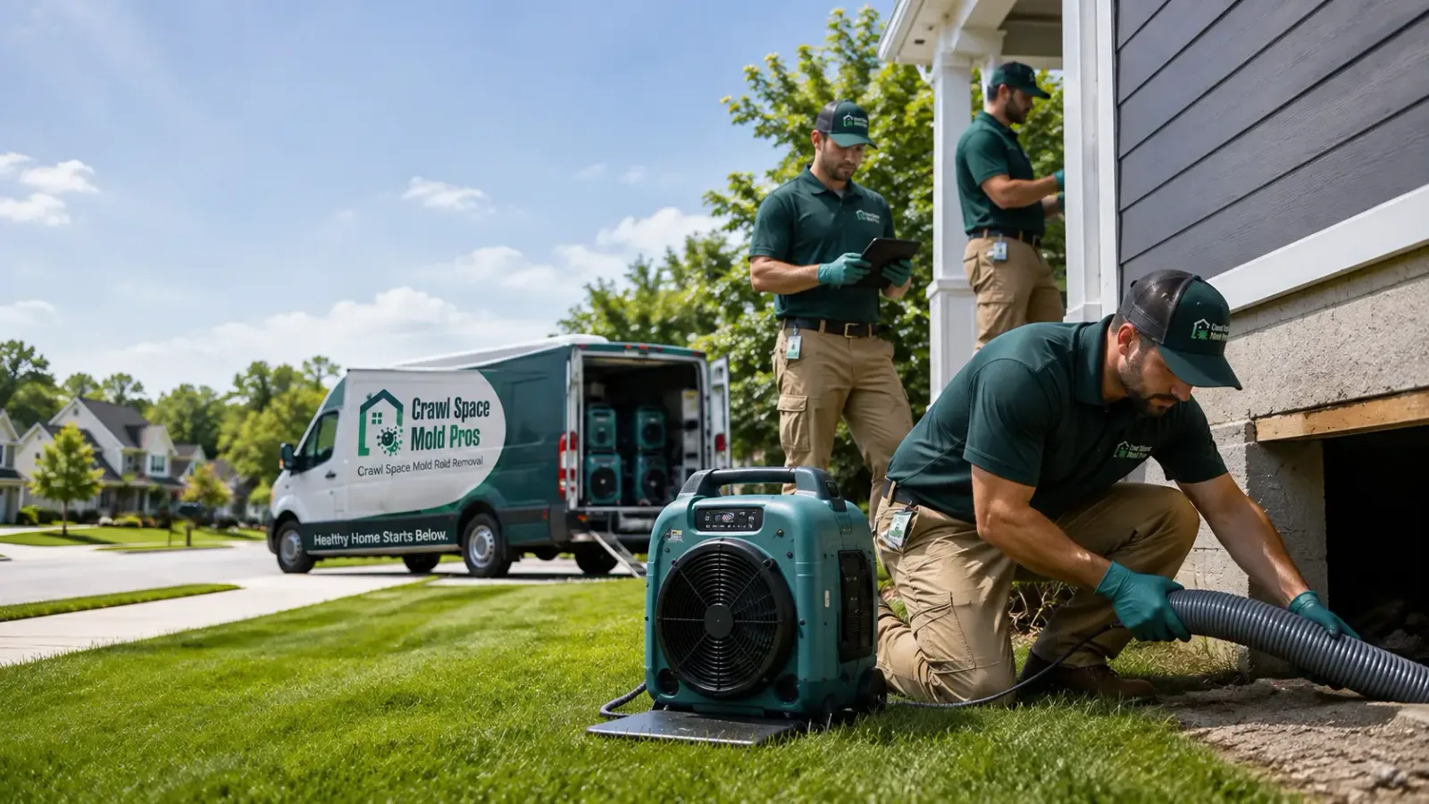 Crawl Space Mold Removal in Rockland, ME